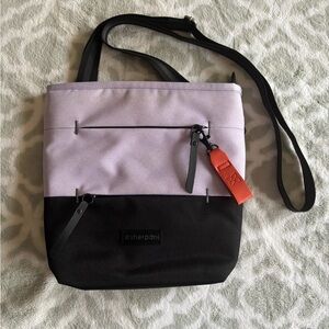 Sherpani Lavender and Black Colorblock Crossbody